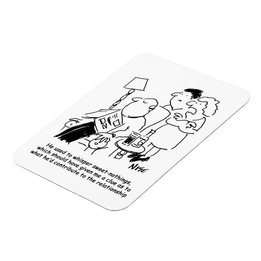 Hij fluisterde altijd zoete nodingen. magneet (Linkerzijde)