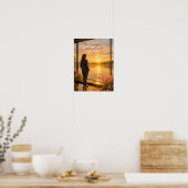 Hij gaat voor je uit poster (Keuken)