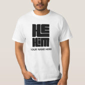 Hij gaf hem grote, gedurfde voornaamwoorden in het t-shirt (Voorkant)