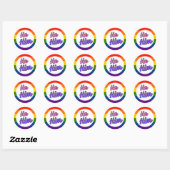 Hij gaf hem Rainbow Pride voornaamwoord Stickers (Vel)