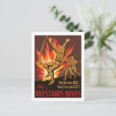 Hij geeft 100% ~ Je kunt 10% lenen Briefkaart (Staand voorkant)