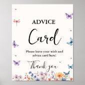 Hij geeft haar vlinders Advies vrijgezellenfeest t Poster (Voorkant)