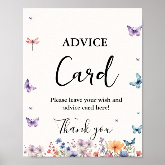 Hij geeft haar vlinders Advies vrijgezellenfeest t Poster (Voorkant)