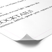 Hij geeft haar vlinders Vrijgezellenfeest Bar Sign Poster (Hoek)