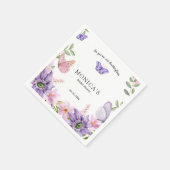 Hij geeft haar vlinders Vrijgezellenfeest Elegant Servet (Hoek)