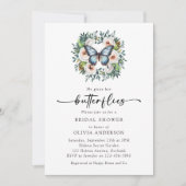 Hij geeft haar vlinders Vrijgezellenfeest Kaart (Voorkant)