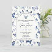 Hij geeft haar vlinders | VRIJGEZELLENFEEST Kaart (Staand voorkant)