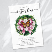 Hij geeft haar vlinders Vrijgezellenfeest Kaart