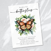 Hij geeft haar vlinders Vrijgezellenfeest Kaart