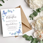 Hij geeft haar vlinders Vrijgezellenfeest Kaart