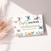 Hij geeft me Butterflies vrijgezellenfeest DIsplay Informatiekaartje