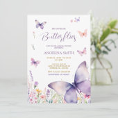 Hij geeft me Butterflies Vrijgezellenfeest Kaart (Staand voorkant)