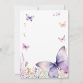 Hij geeft me Butterflies Vrijgezellenfeest Kaart (Achterkant)