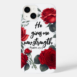 Hij geeft me nieuwe kracht Case-Mate iPhone 14 hoesje