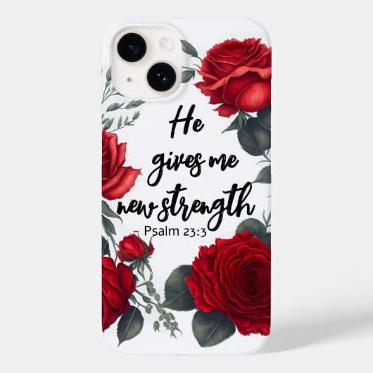 Hij geeft me nieuwe kracht Case-Mate iPhone case (Achterkant)