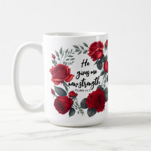 Hij geeft me nieuwe kracht koffiemok