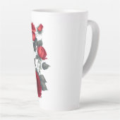 Hij geeft me nieuwe kracht latte mok (Rechterhoek)