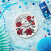 Hij geeft me nieuwe kracht papieren bordje (Feest)