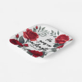 Hij geeft me nieuwe kracht papieren bordje (Gebogen)