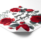 Hij geeft me nieuwe kracht poster (Hoek)