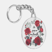 Hij geeft me nieuwe kracht sleutelhanger (Voorkant Links)