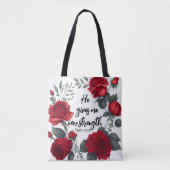 Hij geeft me nieuwe kracht tote bag (Voorkant)