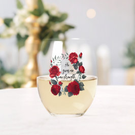 Hij geeft me nieuwe kracht wijnglas zonder voet