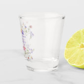 Hij Geeft Me Paarse Vlinders Bruidsjurk Shower Shot Glas (Rechts)