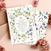 Hij geeft me vlinders  bloemenbruids showe kaart