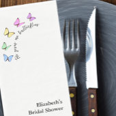 Hij Geeft Me Vlinders Bruidsuitnodiging Servet