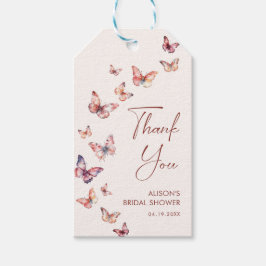 Hij Geeft Me Vlinders Bruiloft Feest Cadeaulabel