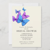 Hij geeft me vlinders geruit Vrijgezellenfeest Kaart (Voorkant)