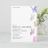 Hij geeft me vlinders minimalistisch Vrijgezellenf Kaart (Staand voorkant)