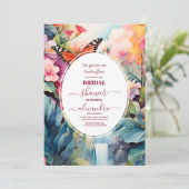 Hij geeft me vlinders minimalistisch Vrijgezellenf Kaart (Staand voorkant)