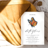 Hij geeft me vlinders monarch Vrijgezellenfeest Kaart