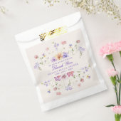 Hij geeft me vlinders Paarse Vrijgezellenfeest Bedankzakje (Gezegeld)