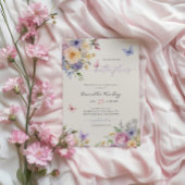 Hij geeft me vlinders pastel Vrijgezellenfeest Kaart