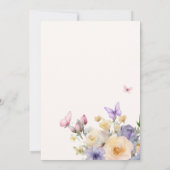 Hij geeft me vlinders pastel Vrijgezellenfeest Kaart (Achterkant)