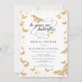 Hij geeft me vlinders romantisch Vrijgezellenfeest Kaart (Voorkant)