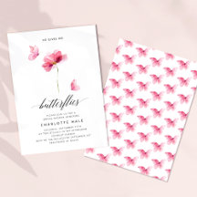 Hij geeft me vlinders roze Vrijgezellenfeest