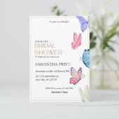 Hij geeft me vlinders Simpel Vrijgezellenfeest Kaart (Staand voorkant)