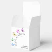 Hij geeft me vlinders Vrijgezellenfeest Bedankdoosjes (Geopend)