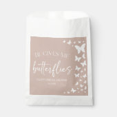 Hij geeft me vlinders Vrijgezellenfeest Bedankzakje (Voorkant)