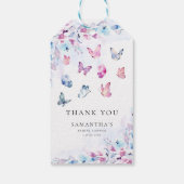 Hij geeft me vlinders Vrijgezellenfeest Cadeaulabel (Achterkant)