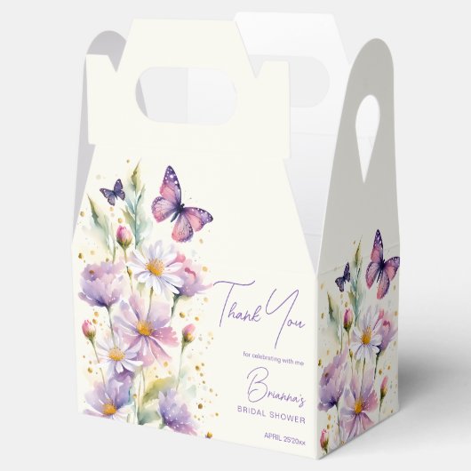 Hij geeft me vlinders vrijgezellenfeest dank je bedankdoosjes (Geopend)