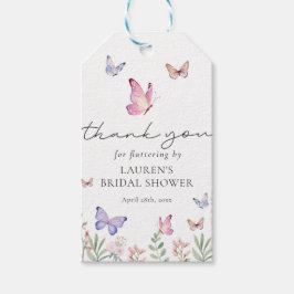 Hij geeft me vlinders Vrijgezellenfeest gunst Cadeaulabel