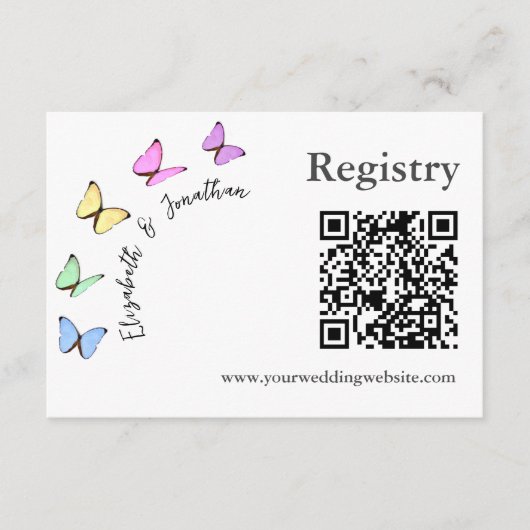 Hij geeft me vlinders Vrijgezellenfeest Informatiekaartje (Voorkant)