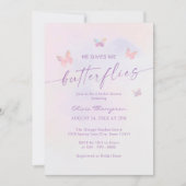 Hij geeft me vlinders Vrijgezellenfeest Kaart (Voorkant)