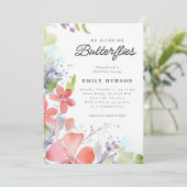 Hij geeft me vlinders Vrijgezellenfeest Kaart (Staand voorkant)