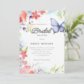 Hij geeft me vlinders Vrijgezellenfeest Kaart (Staand voorkant)